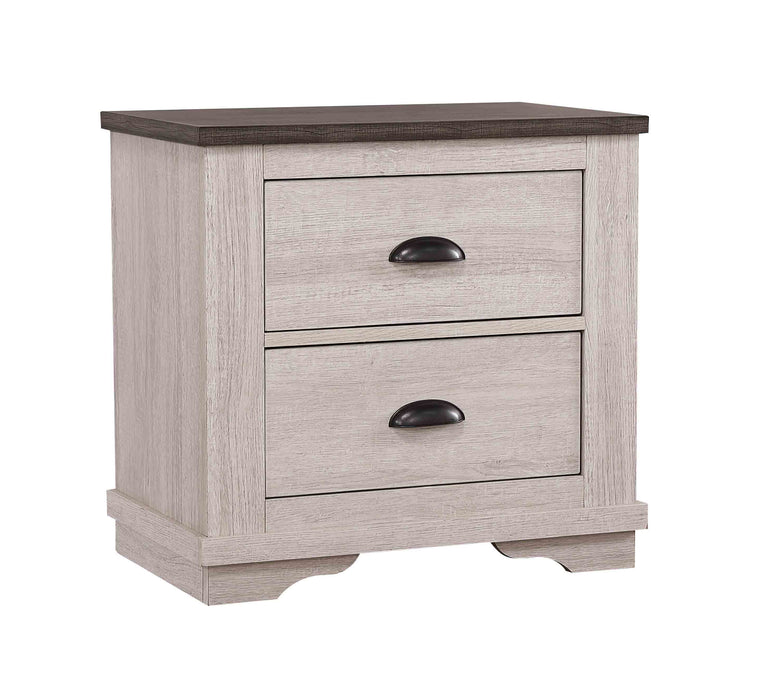 CORALEE NIGHTSTAND CHALK/GREY - Golden Home Furniture (Columbus, OH) - Multi Location