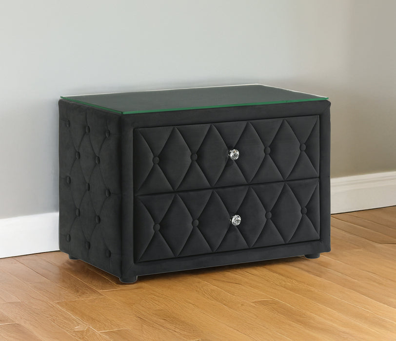 JOSEPHINE NIGHTSTAND BLACK - Golden Home Furniture (Columbus, OH) - Multi Location