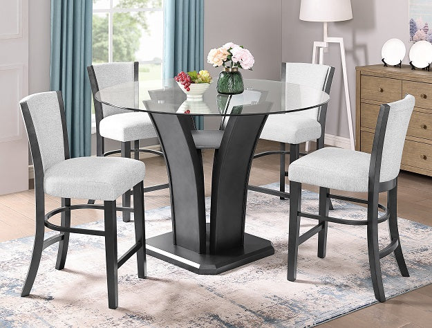 CAMELIA COUNT HT TABLE GLASS - Golden Home Furniture (Columbus, OH) - Multi Location