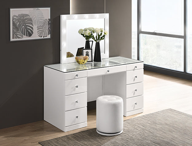 AVERY VANITY WHITE - Golden Home Furniture (Columbus, OH) - Multi Location