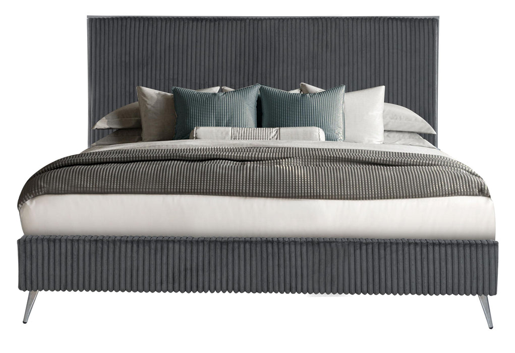 ENZO DARK GREY KING BED - Golden Home Furniture (Columbus, OH) - Multi Location
