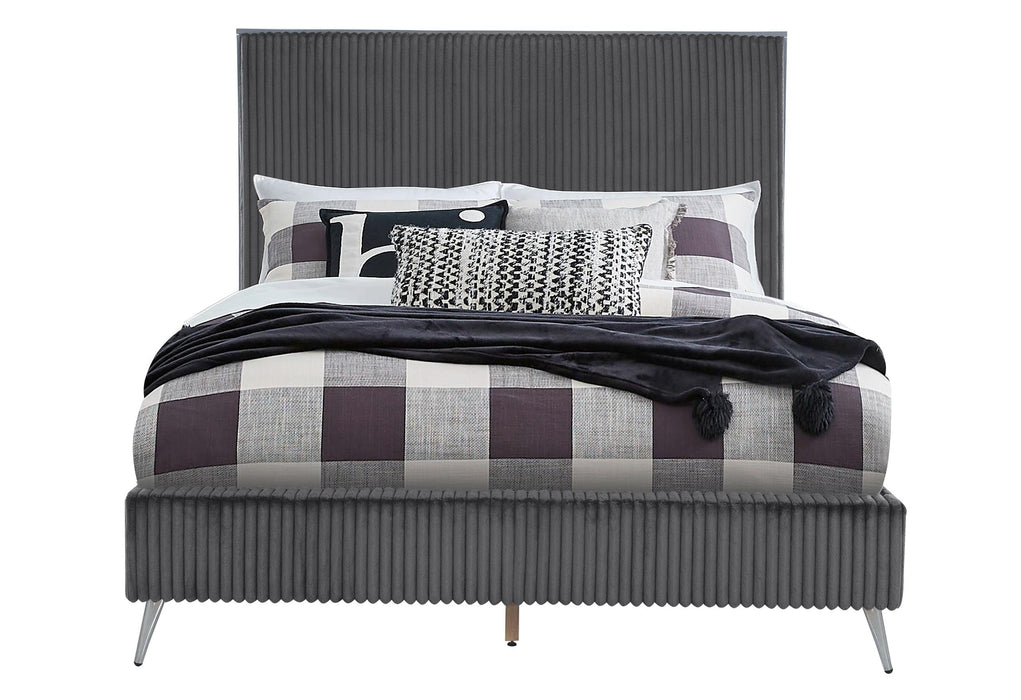 ENZO DARK GREY QUEEN BED - Golden Home Furniture (Columbus, OH) - Multi Location