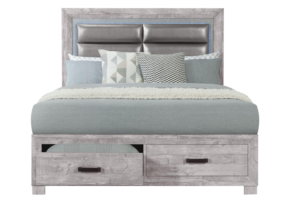 NOLAN GREY QUEEN BED - Golden Home Furniture (Columbus, OH) - Multi Location
