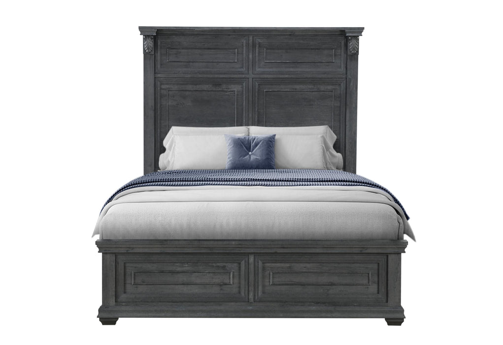TATUM GREY FULL BED NO STORAGE - Golden Home Furniture (Columbus, OH) - Multi Location