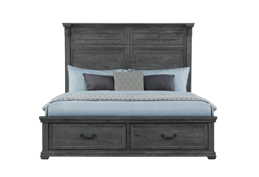 TATUM GREY STOARGE KING BED - Golden Home Furniture (Columbus, OH) - Multi Location