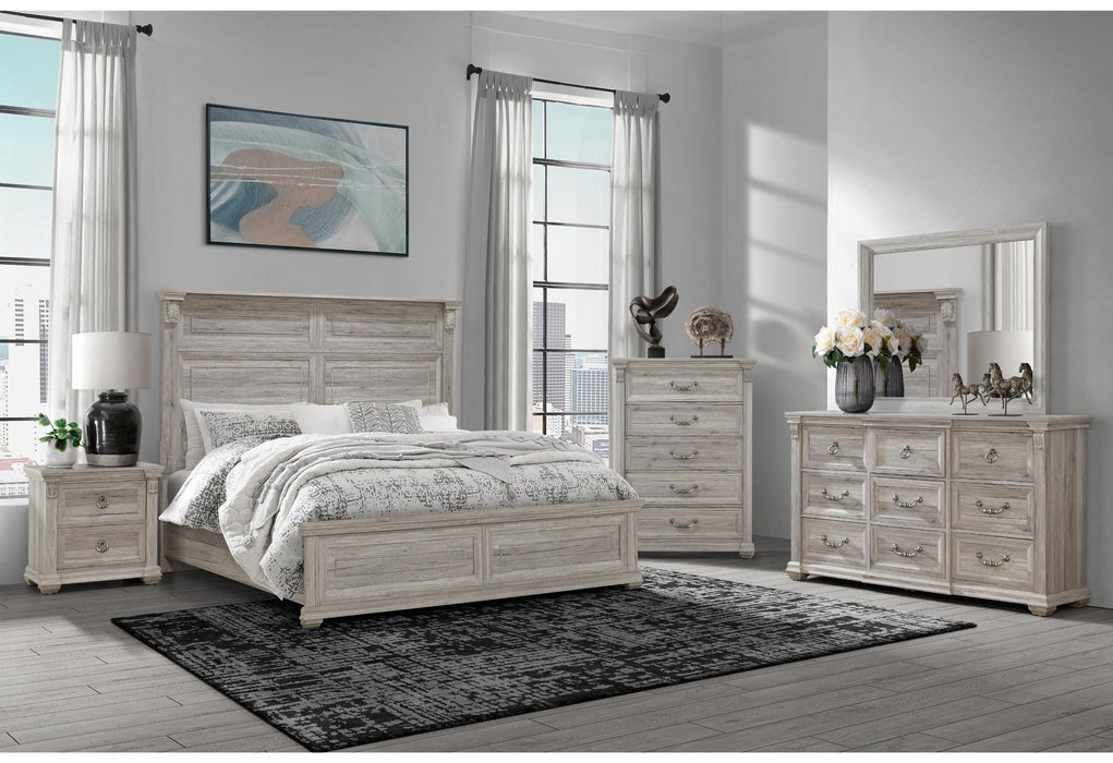 TATUM NATURAL KING BED GROUP WITHOUT STORAGE - Golden Home Furniture (Columbus, OH) - Multi Location