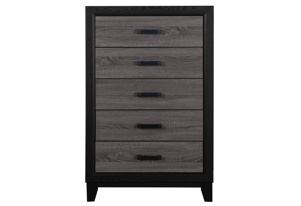 LISBON GREY AND BLACK CHEST - Golden Home Furniture (Columbus, OH) - Multi Location