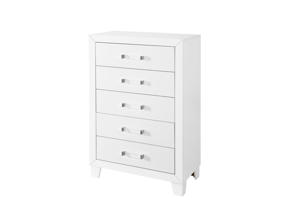 LUCCIA WHITE CHEST - Golden Home Furniture (Columbus, OH) - Multi Location
