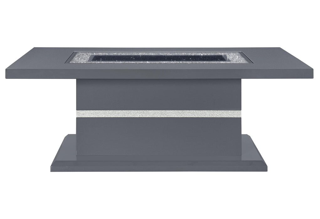 MONACO DARK GREY COFFEE TABLE - Golden Home Furniture (Columbus, OH) - Multi Location