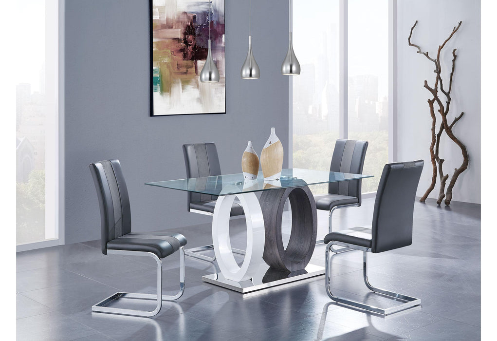 D1628DT+D915DC GREY ECOM - Golden Home Furniture (Columbus, OH) - Multi Location