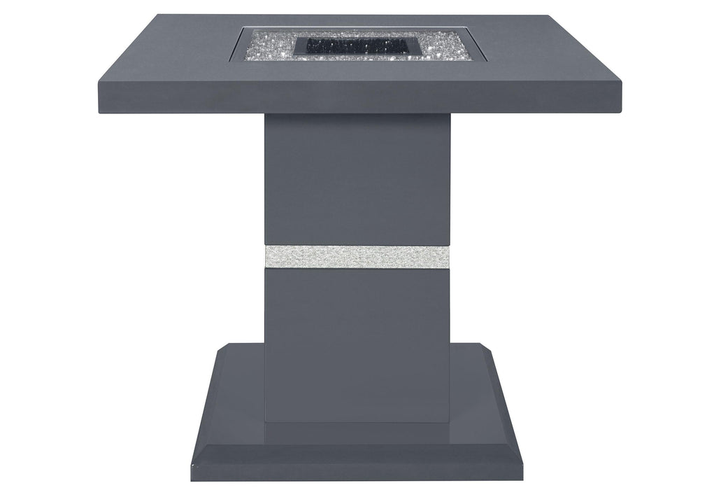 MONACO DARK GREY END TABLE - Golden Home Furniture (Columbus, OH) - Multi Location