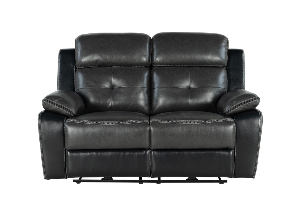 U5050 BLANCHE CHARCOAL/BLACK POWER RECLINING LOVESEAT - Golden Home Furniture (Columbus, OH) - Multi Location
