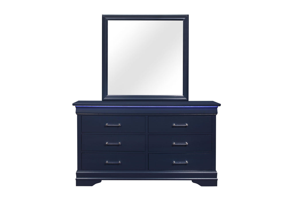 CHARLIE BLUE MIRROR - Golden Home Furniture (Columbus, OH) - Multi Location