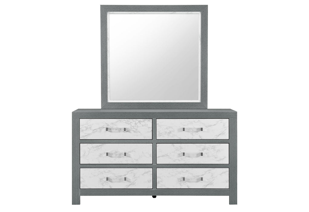 MICAH GREY MIRROR - Golden Home Furniture (Columbus, OH) - Multi Location