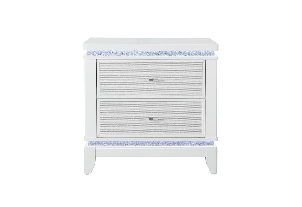 NIGHTSTAND WITH LED AND USB - Golden Home Furniture (Columbus, OH) - Multi Location