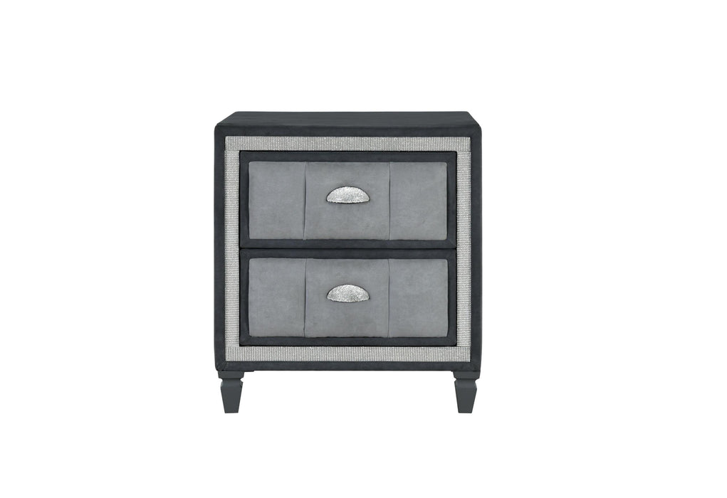 VANNA DARK GREY NIGHTSTAND - Golden Home Furniture (Columbus, OH) - Multi Location