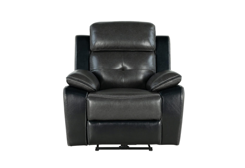 U5050 BLANCHE CHARCOAL/BLACK POWER RECLINER - Golden Home Furniture (Columbus, OH) - Multi Location
