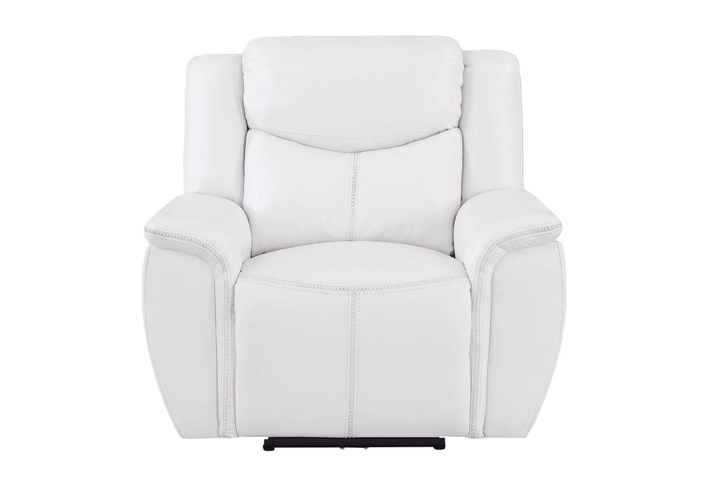 U5987 BLANCHE WHITE POWER RECLINER - Golden Home Furniture (Columbus, OH) - Multi Location