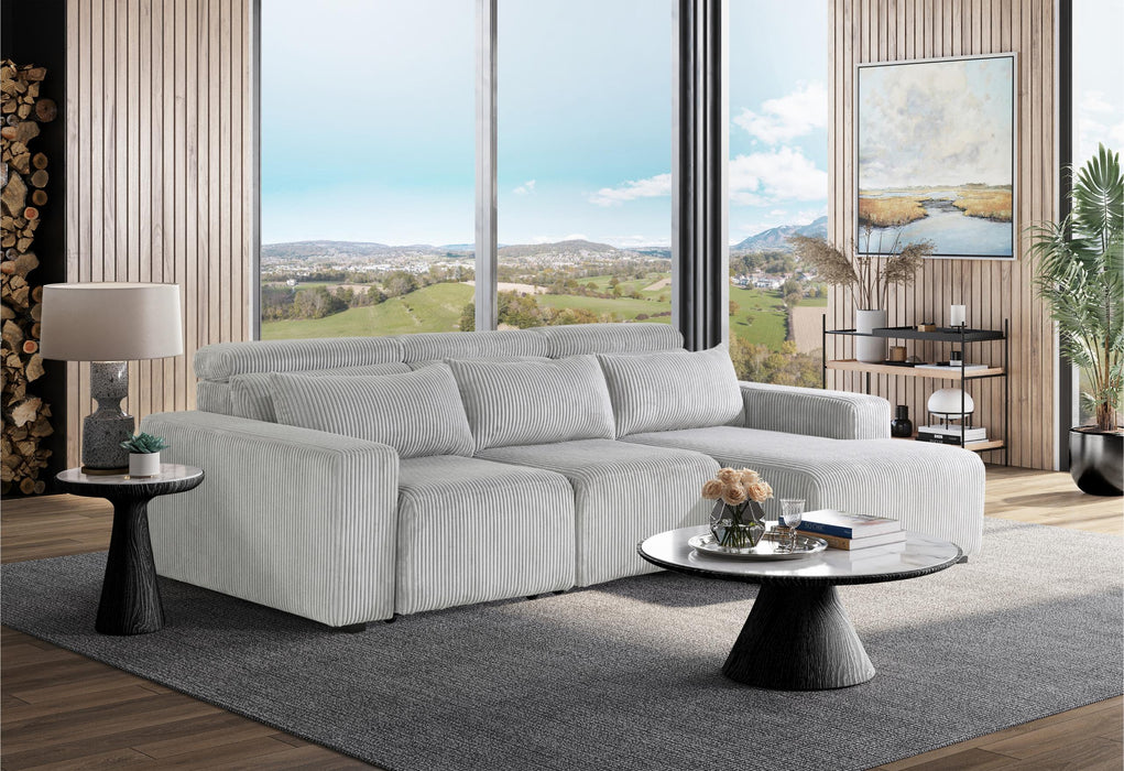 U5945 GREY POWER SECTIONAL - Golden Home Furniture (Columbus, OH) - Multi Location
