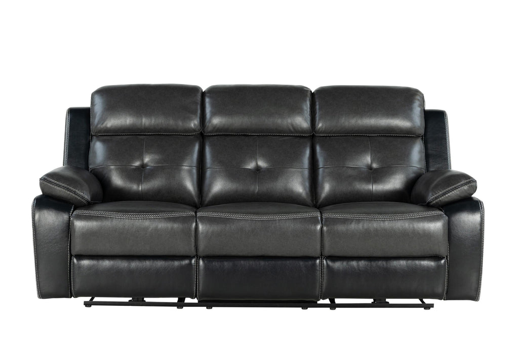 U5050 BLANCHE CHARCOAL/BLACK POWER RECLINING SOFA - Golden Home Furniture (Columbus, OH) - Multi Location