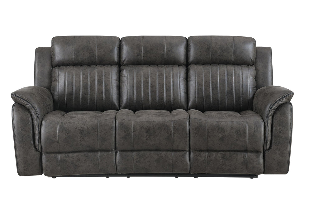 U8517 GREY RECLINING SOFA - Golden Home Furniture (Columbus, OH) - Multi Location