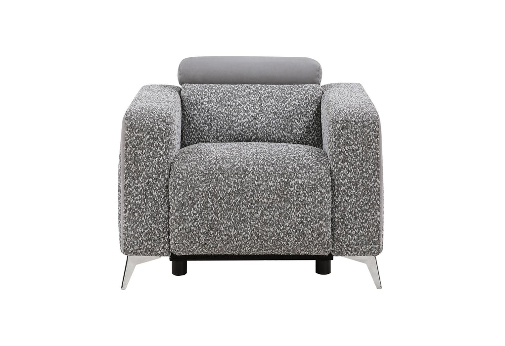 U8521 TAUPE/DARK GREY 36 POWER RECLINING SOFA - Golden Home Furniture (Columbus, OH) - Multi Location