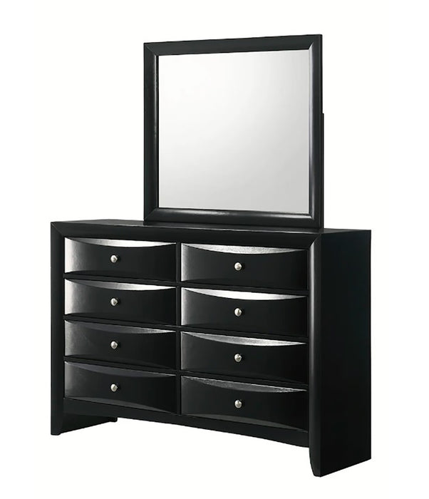Crown Mark Furniture Fallon Dresser Mirror in Black - Golden Home Furniture (Columbus, OH) - Multi Location