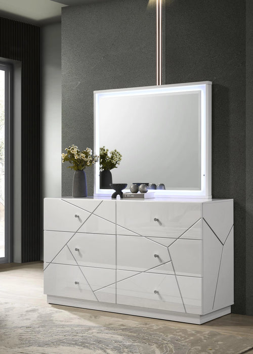 White Led Mirror