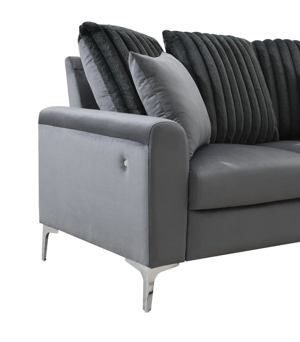 Gray Led Sofa