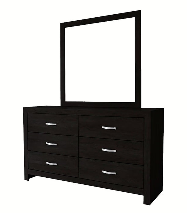 Crown Mark Furniture Jaylen Dresser Mirror in Black - Golden Home Furniture (Columbus, OH) - Multi Location