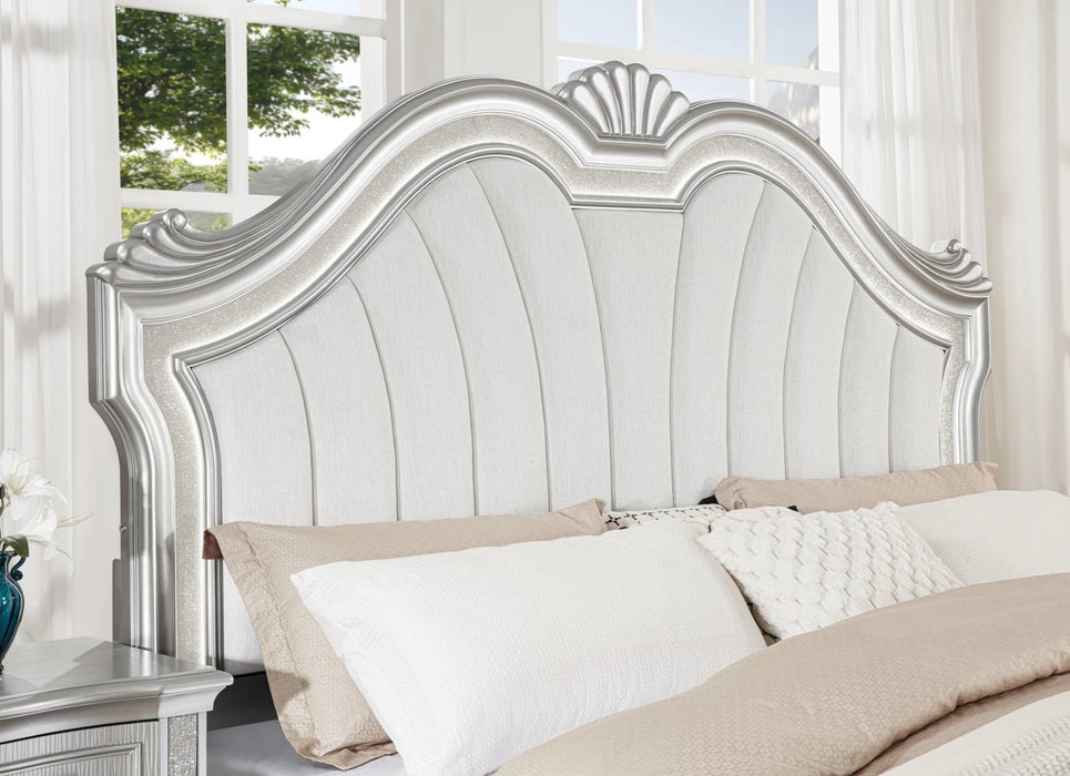 Silver Queen Bed