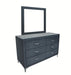 Crown Mark Furniture Lucinda Dresser Mirror in Gray - Golden Home Furniture (Columbus, OH) - Multi Location