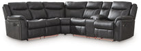 Sultan Meadow Reclining Sectional - Golden Home Furniture 