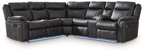 Sultan Meadow Reclining Sectional - Golden Home Furniture 
