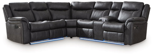 Sultan Meadow Reclining Sectional - Golden Home Furniture 