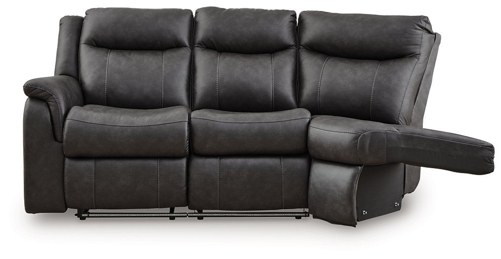 Sultan Meadow Reclining Sectional - Golden Home Furniture 