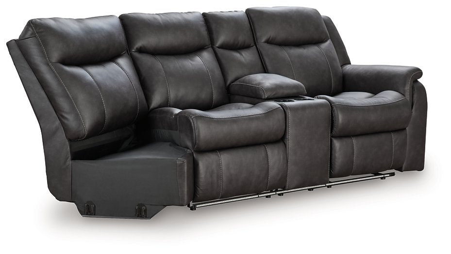 Sultan Meadow Reclining Sectional - Golden Home Furniture 