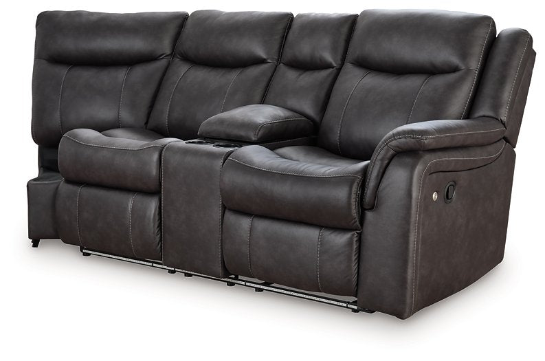 Sultan Meadow Reclining Sectional - Golden Home Furniture 