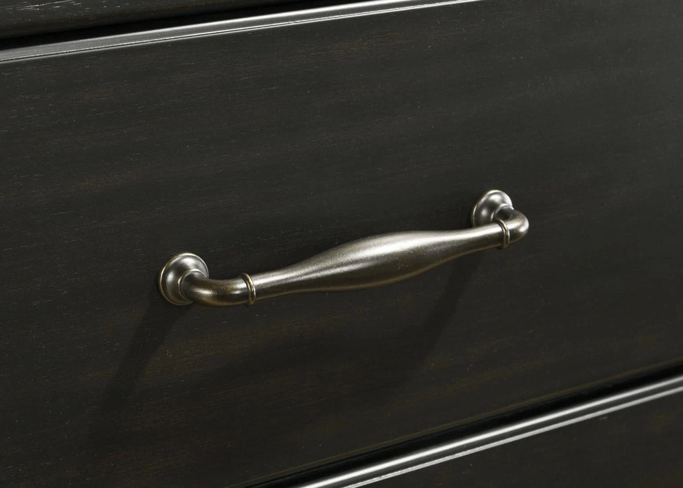 Charcoal Black King Bed