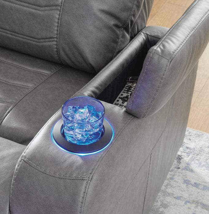 Schooner Rocks Power Recliner - Golden Home Furniture 