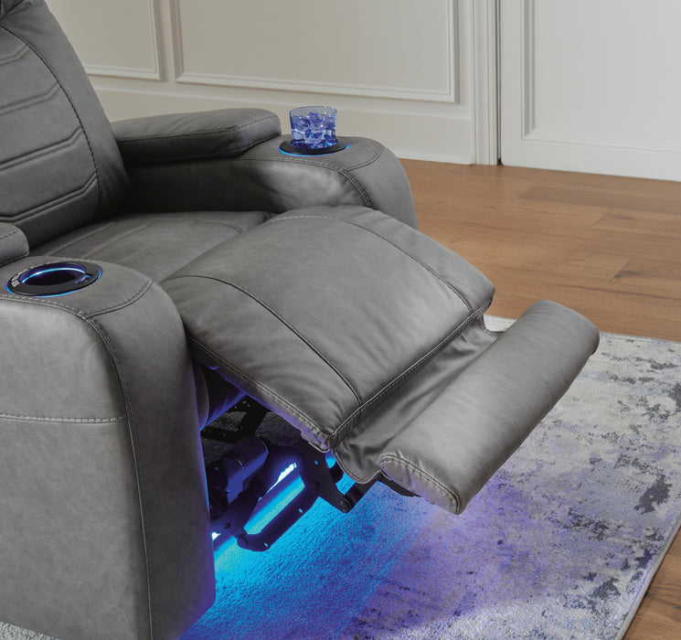 Schooner Rocks Power Recliner - Golden Home Furniture 
