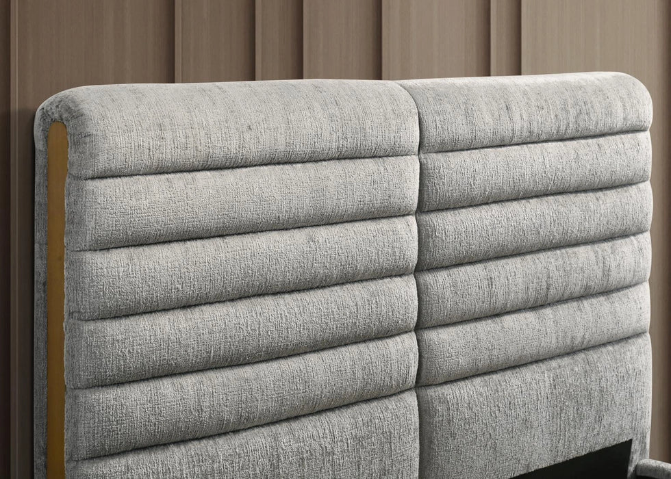 Light Gray Queen Bed