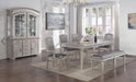 Crown Mark Klina Glam Dining Bench in Light Gray - Golden Home Furniture (Columbus, OH) - Multi Location