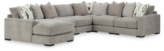 Aslan Court Sectional with Chaise - Golden Home Furniture 