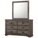 Crown Mark Furniture Coralee Dresser Mirror in Gray - Golden Home Furniture (Columbus, OH) - Multi Location