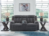 Observation Power Reclining Loveseat with Console - Golden Home Furniture 