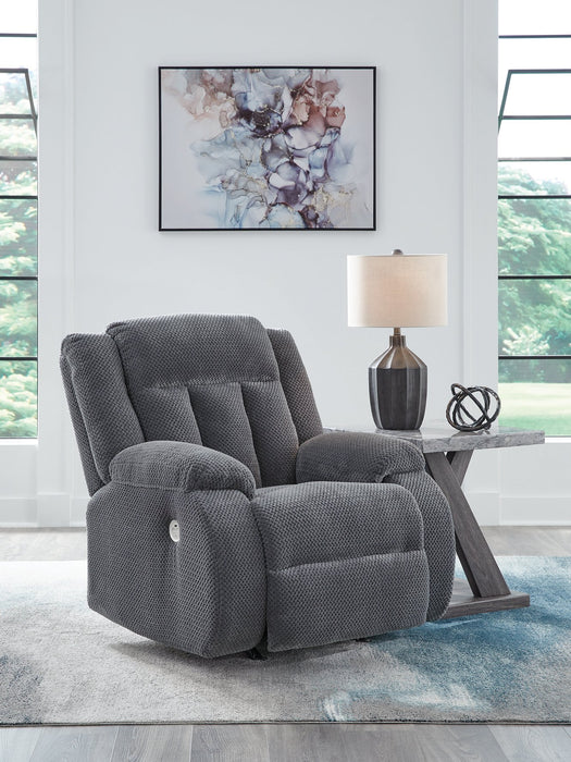 Observation Power Recliner - Golden Home Furniture 