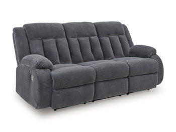 Observation Power Reclining Sofa with Drop Down Table - Golden Home Furniture 