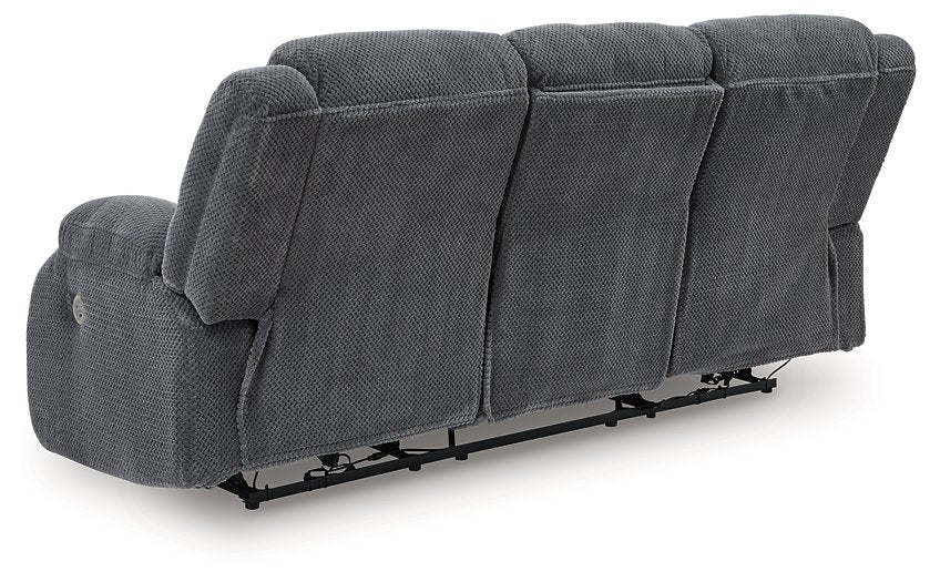 Observation Power Reclining Sofa with Drop Down Table - Golden Home Furniture 