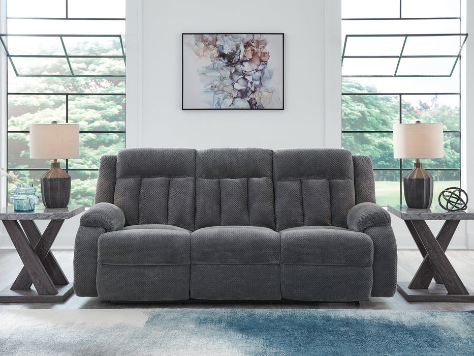 Observation Power Reclining Sofa with Drop Down Table - Golden Home Furniture 